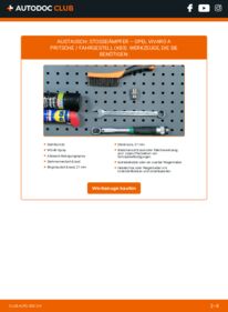 Wie der Ersatz vollführt wird: Stoßdämpfer 2.0 CDTI OPEL VIVARO Platform/Chassis (E7)