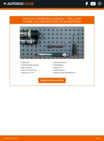 Wie der Austausch bewerkstelligt wird: Nockenwellensensor 2.0 CDTI (F7, J7, A07) Opel Vivaro A Combi