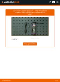 Vervangen: Extra-Remlicht 2.2 TDCi Ford Transit Tourneo MK6