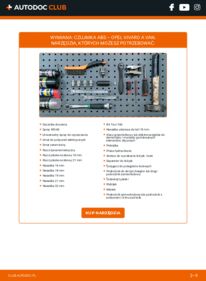 Jak wymienić ESP - dynamiczna regulacja toru jazdy Vivaro A Combi (X83) 2.0 CDTI (F7, J7, A07)