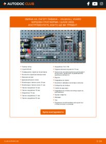 Как се извършва смяна на: Колесен лагер 2.0 CDTI VAUXHALL VIVARO Platform/Chassis (E7)