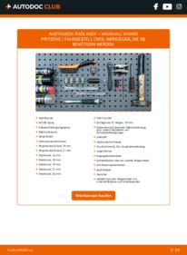 Wie der Wechsel ausgeführt wird: Radlager 2.0 CDTI VAUXHALL VIVARO Platform/Chassis (E7)