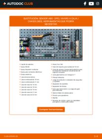 Cómo cambiar Sensor de ABS OPEL VIVARO Platform/Chassis (E7)