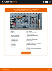 Kuidas välja vahetamist läbi viia: Opel Vivaro Van 2.0 CDTI (F7) Sõidudünaamika reguleerimine