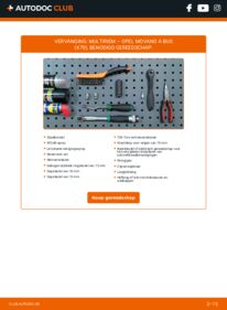 Vervangen: Multiriem 2.5 CDTI (JD) OPEL MOVANO Combi (J9)