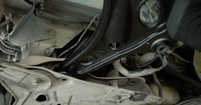 How to replace VAUXHALL Vivaro Van (X83) 2.0 CDTI 2002 Control Arm - step-by-step manuals and video guides