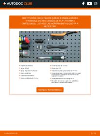 Cómo cambiar Silentblock Barra Estabilizadora VAUXHALL VIVARO Platform/Chassis (E7)