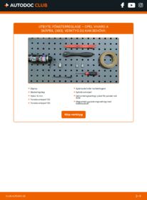 Så byter du Elhiss Strömställare på 2.0 CDTI (F7) Opel Vivaro Skåpbil