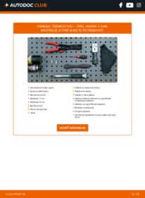 Ako vykonať výmenu: Termostat na Vivaro A Combi (X83) 2.0 CDTI (F7, J7, A07)