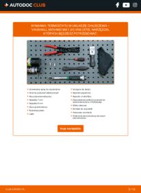 Jak wymienić Termostat Movano Mk1 (A) Van (X70) 2.5 CDTI (FD)