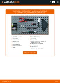 Wie der Ersatz vollführt wird: Thermostat 2.0 CDTI VAUXHALL VIVARO Combi (J7)
