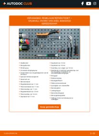 Vervanging uitvoeren: Remklauw Reparatieset 2.0 CDTI VAUXHALL VIVARO Box (F7)