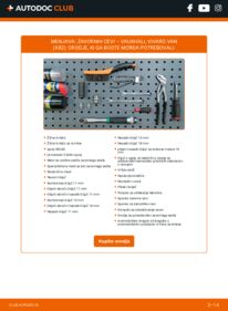 Kako izvesti menjavo: Zavorne cevi Vivaro Van (X82) 1.6 CDTi