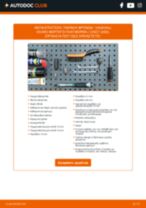Online εγχειρίδιο για να αλλάξετε Τακάκια δισκόφρενων σε VAUXHALL VIVARO Platform/Chassis (E7)