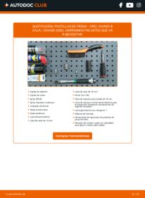 Cómo cambiar Pastillas De Freno OPEL VIVARO Platform/Chassis