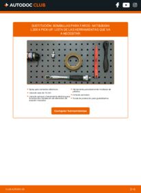 Cómo cambiar Lámpara de Faro Mitsubishi L200 Mk2
