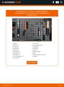 Hvordan man udfører udskiftning af: Hjulleje på 2.0 TDI Skoda Superb 3v5