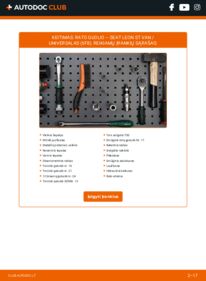 Kaip atlikti keitimą: Seat Leon 3 ST 2.0 TDI Rato guolis
