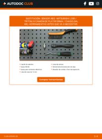 Cómo cambiar Sensor de ABS MITSUBISHI L 200 Platform/Chassis (KA_T, KB_T)