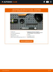 Vervangen: Oliefilter 2.5 DI-D 4WD MITSUBISHI L 200 (KB_T, KA_T)
