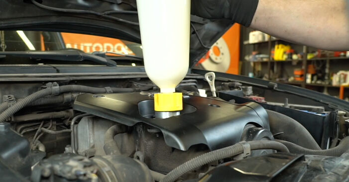 Jak vyměnit MITSUBISHI L200 Olejovy filtr - návody a video tutoriály krok po kroku.
