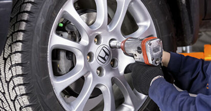 Hvordan skifte Bremseklosser på Honda CR-V III 2006 – gratis PDF- og videoveiledninger