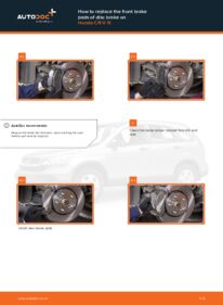 How to carry out replacement: Brake Pads 2.2 i-CTDi 4WD (RE6) Honda CR-V Mk3