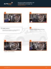 Vervangen: Remblokken 2.2 i-CTDi 4WD (RE6) Honda CR-V III