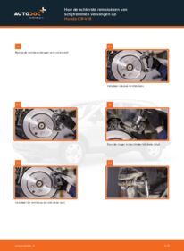 Vervanging uitvoeren: Remblokken 2.2 i-CTDi 4WD (RE6) Honda CR-V III