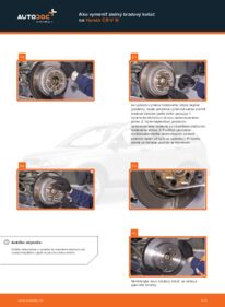 Ako vykonať výmenu: Brzdový kotouč na CR-V III (RE) 2.2 i-CTDi 4WD (RE6)