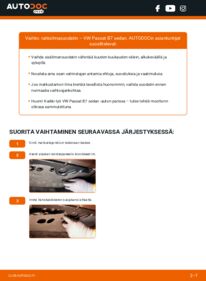 Kuinka vaihtaa Raitisilmasuodatin 2.0 TDI VW Passat B7 Sedan -autoon