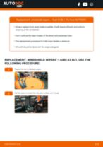 DIY manual on replacing AUDI A3 Wiper Blades