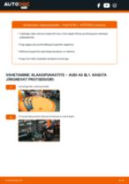 Samm-sammuline PDF-juhend AUDI A3 (8L1) Pesurikumm asendamise kohta