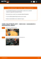 AUDI A3 (8L1) Ablaktörlő csere - tippek és trükkök