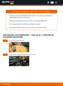 Vervanging uitvoeren: Ruitenwissers 1.9 TDI Audi A3 8l1