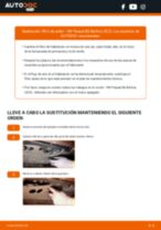 Cambio Filtro antipolen VW bricolaje - manual pdf en línea