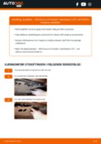 PDF med trinn for trinn-veiledning for bytte av VW SCIROCCO Van (137) Kupefilter