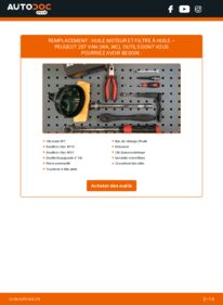 Comment effectuer un remplacement de Filtre à Huile 1.4 PEUGEOT 207 Van