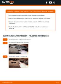 Slik bytter du Kupefilter 2.0 TDI VW Passat CC