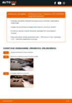 Samm-sammuline PDF-juhend VW SCIROCCO Van (137) Salongifilter asendamise kohta