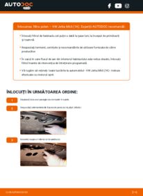 Cum să efectuați înlocuirea: Filtru habitaclu VW Jetta 5 1.9 TDI