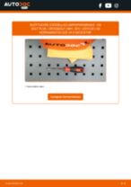 Cambio Escobillas de Limpiaparabrisas traseras y delanteras VW GOLF PLUS (5M1, 521): guía pdf