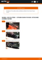 Saxo Hatchback 1.6 VTL, VTR Stikla tīrītāja slotiņa: kā nomainīt? Pakāpeniskas rokasgrāmatas