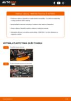 Stiklo valytuvai keitimas: pdf instrukcijos BMW 5 SERIES