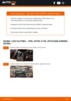 Astra F Cabrio (T92) 1.6 i Stikla tīrītāja slotiņa: kā nomainīt? Pakāpeniskas rokasgrāmatas