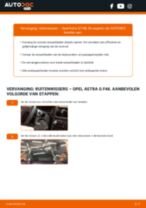 De professionele handleidingen voor Ruitenwissers-vervanging in je Opel Astra g f48 1.6 16V (F08, F48)