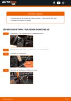 Den professionelle guide til udskiftning af Viskerblade på din Opel Astra G CC 1.6 16V (F08, F48)