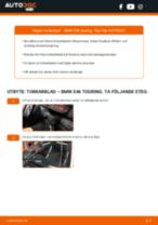 Steg-för-steg-guide i PDF om att byta Torkarblad i BMW 3 Touring (E46)