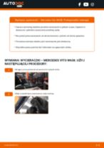 Profesjonalny poradnik wymiany produktu Pasek klinowy wielorowkowy w Twoim samochodzie Mercedes W638 Bus 114 2.3 (638.134, 638.194)
