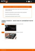 Vymeniť Stieracia liżta na aute SKODA FABIA Combi (6Y5) - tipy a triky